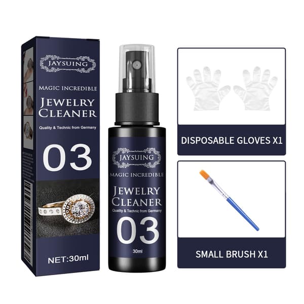Diamant- og guldurrens spray - 30 ml flaske, rustfjerner og pletrenser sæt