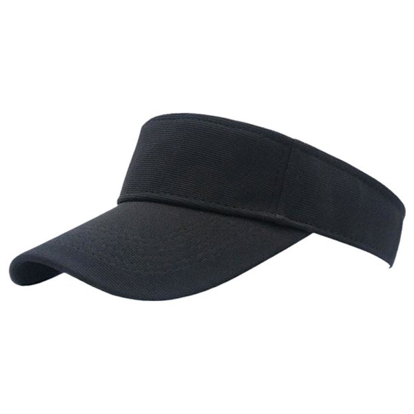 Ny solskärm justerbar sport tennis golf huvudband keps män kvinnor black one-size