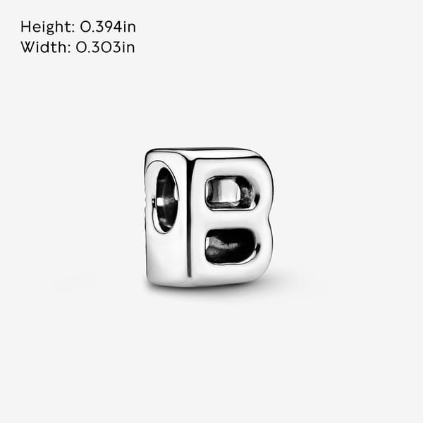 PANDORA Bokstav 925 Sterling Sølv Charm