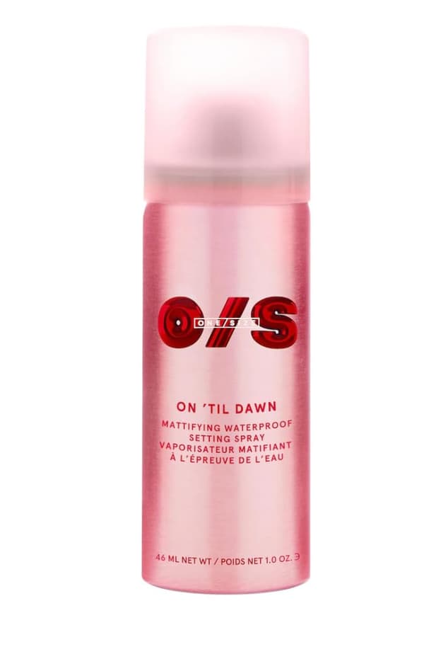ONE/SIZE by Patrick Starrr Mini On 'Til Dawn Mattifying Waterproof Setting Spray, 16-timers hold, matt finish, 30 ml