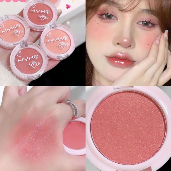 Ansiktsmatt Rouge Blush Vattentät Långvarig Ljusare Kontur Kind Blushe GX 2# 1.8g