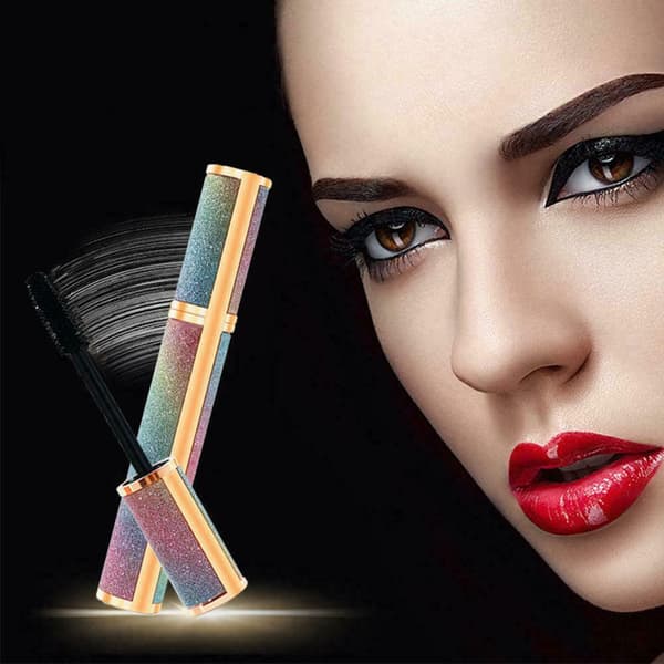 Mascara 4D Øyenvippe Vanntett Silkefiberforlengelse Kvinner Varige Vipper B0F2
