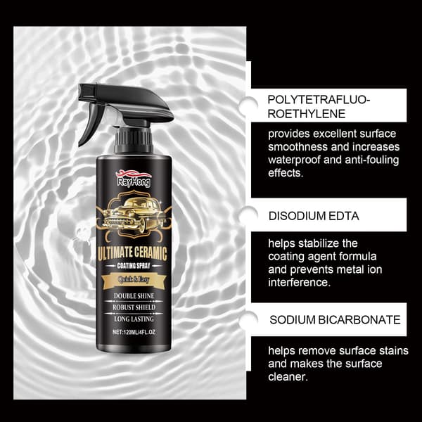 Quick Coat Spray för Bilvaxning och Fläckskydd, 120ml