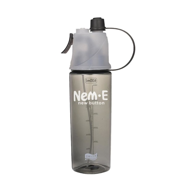 Sportvattenflaska 600mL Mist Spray Vattenkopp Idealisk För Cykling  blue 600ml
