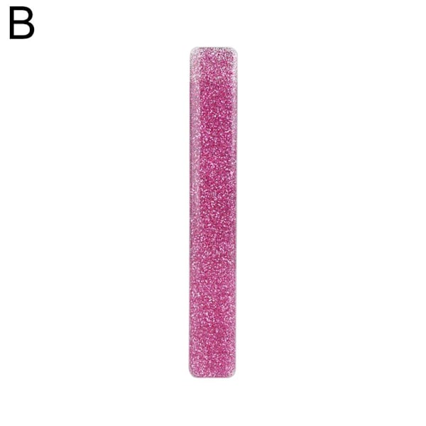 Nano Glas Nagelfil Nagellackremsor, nagelkonstverktyg, conv purple 1pcs