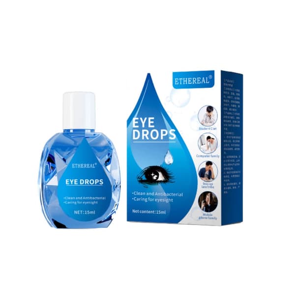 Øyepleieløsning for tørre øyne 15ml, tilpasset OEM-versjon