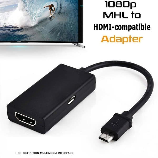 Micro USB 2.0 MHL til HDMI-kabel HD 1080P til Android til Samsung HTC Mini Android Mirco-adapter HDMI USB-konverter