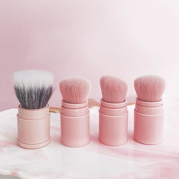 Infällbar sminkborste, portabel mini infällbar rougeborste Hot U5 bronzing brush 1pcs