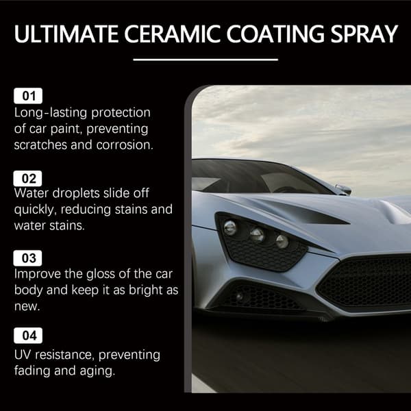 Quick Coat Spray til bilvoksning og pletforebyggelse, 120 ml
