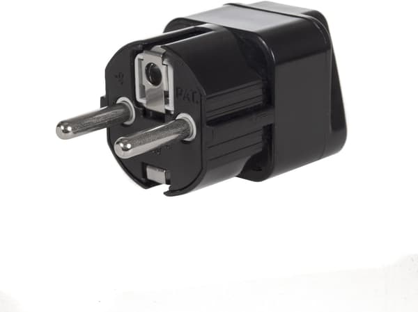 155 Universal rejseadapterstik GB/UK (stikdåse) til EU Schuko (stik)