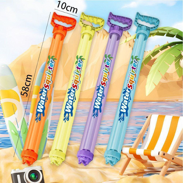 1x Vattenpistol Spruta Sommarleksak Barn Utdragbar Sprayleksak P6V2 I2D7 S2H2 Orange one