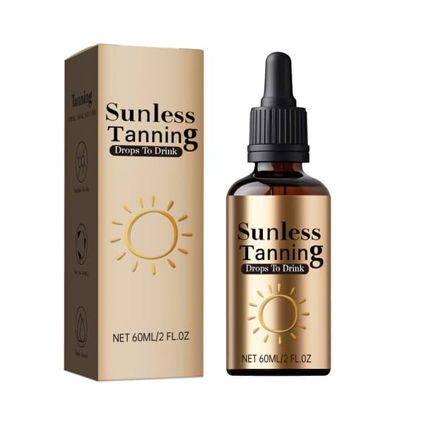 Hvedefarvede Bronzing Drops til Fugtet Solkysset Hud - 50ml