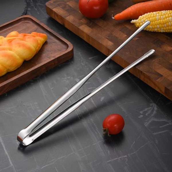 Grillklämma i rostfritt stål, grillklämma, multifunktionell SilveryA S