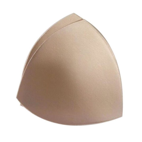 3-par BH Cup Pad Insert Triangel Bikini Underwear Sport Remova khaki one-size 3pcs