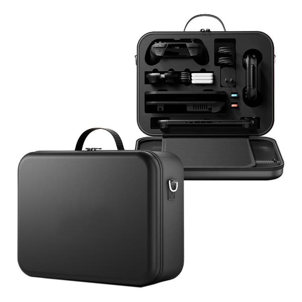 Nylonveske for Switch2-konsolltilbehør Oppbevaring Bæreveske Reiseveske Ny U0 black single handle
