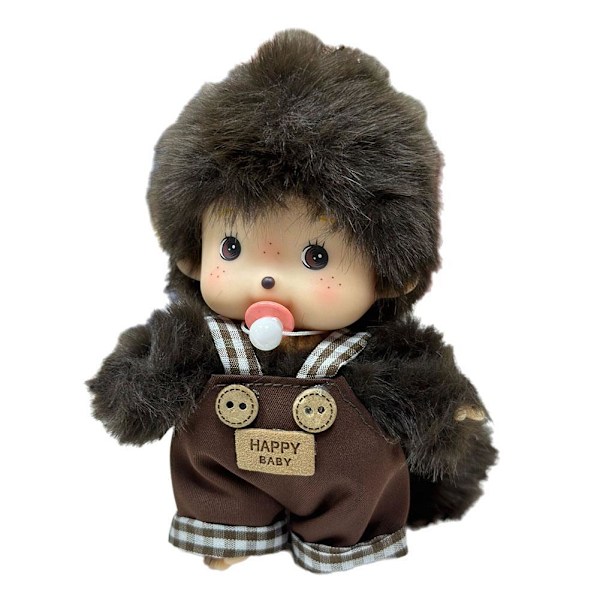 Monchiiichii Plyschleksak 15cm Korsklädd Dock Barnplysch brown boy 15cm