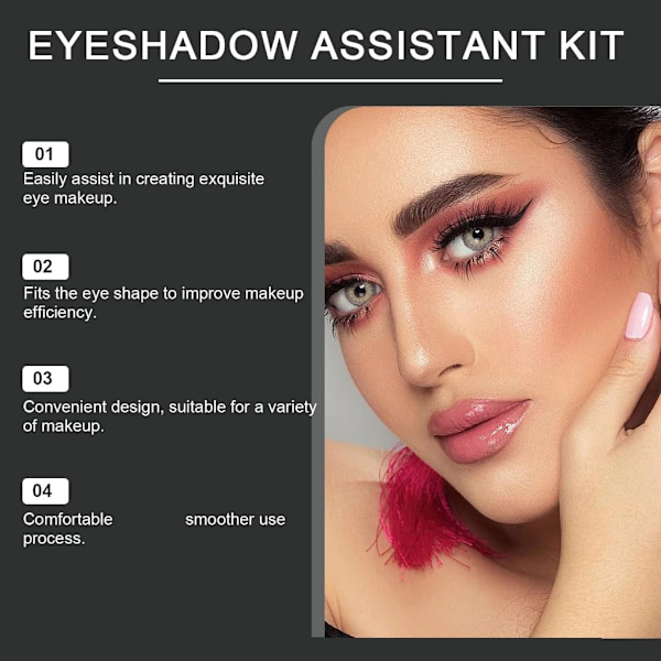 Ögonskuggsstenciler för ögonmakeup Ögonskuggsassistentkit Ögonskuggsverktyg