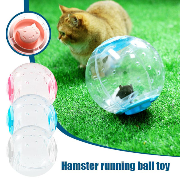 Liten Joggingboll för Smådjur Hamster Gerbil Löpboll blue 1pcs