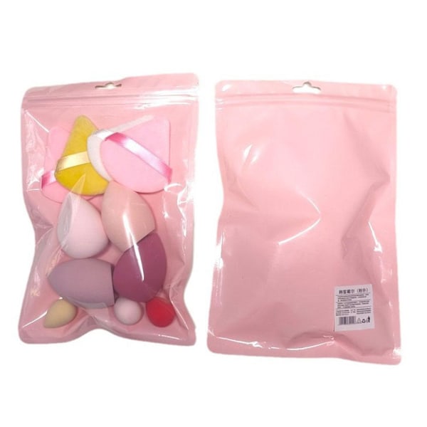 11 st Sminksvamp Set Makeup Ägg Tumme Puderpuff Mini Puff Bomullspuder A4E5 green 11pcs