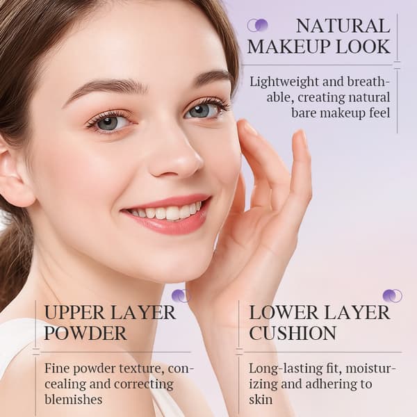 Fuktgivande Dual Effect Air Cushion Concealer Compact Set Moisturizing