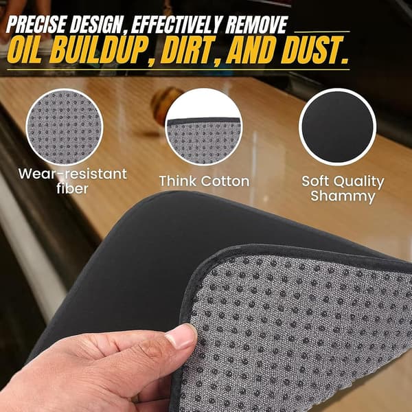 (3-pack) Premium mikrofiber bowlingbollshandduk - 10x8 Shammy Pad
