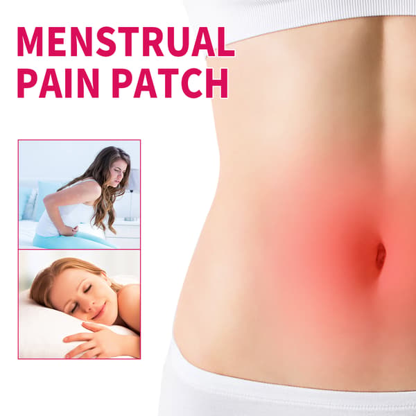 Menstruationssmertelindrende plaster, kvindeligt menstruationsperiode kropsplejeplaster, lindrer menstruationssmerter.