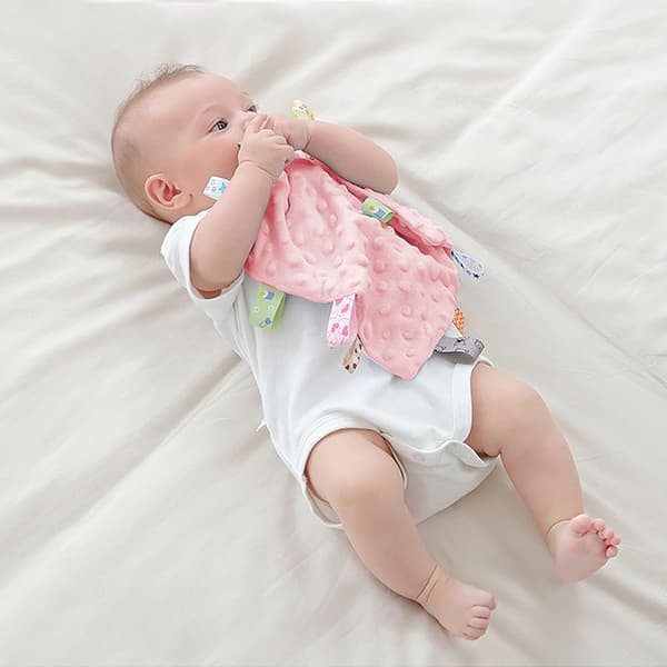 Baby Comforttæppe med Mærker - Tryghedstæppe