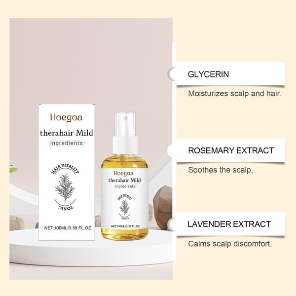 Hårbottenvårdande Essensspray för Daglig Återfuktning och Komfort, 100ml