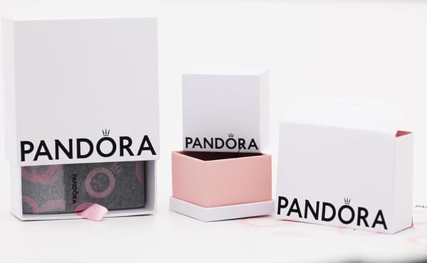 PANDORA Moments Barrel Clasp Snake -rannekoru