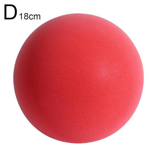 Studsboll Elastisk Tyst Studsboll Tyst Inomhus Basketboll Baby Skumleksak Tyst Lekplats Studs Basketboll Barn Spo red no.3 18cm