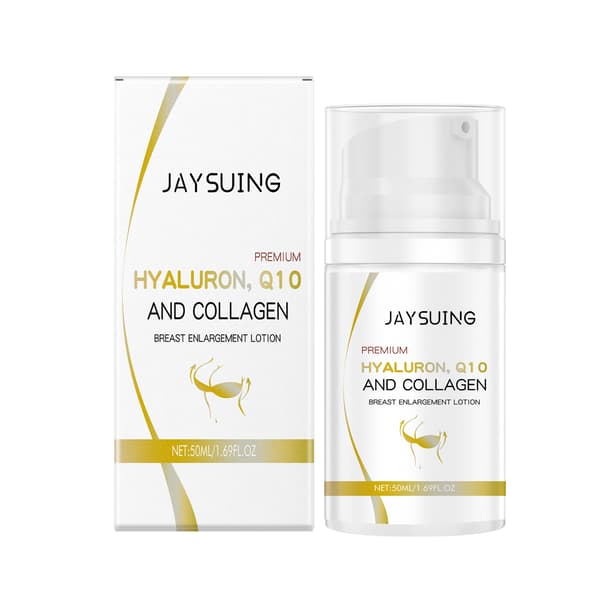 Brystplejelotion, nærende, fyldiggørende, elastisk og opstrammende hud, massagelotion.