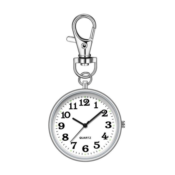 Kreativ Fickur Nyckelring Modeväska Examen Ficka Nyckelring Hänge Klocka P3L1 Silvery One size