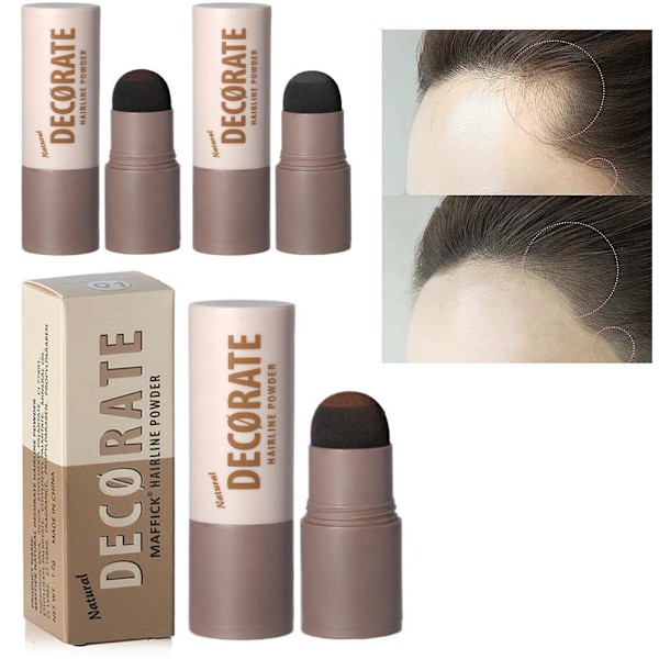 Maffick Naturligt Förskönande Hårfästepuder För Styling Vattentätt Svettsäkert Icke-Fällande V4d8 coffee 1pcs