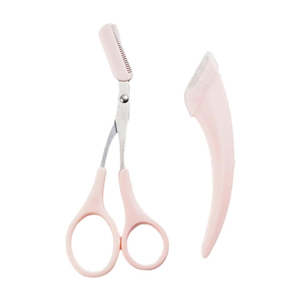 Crescent Ögonbryns Trimmer Med Ögonbrynskam Och Mikro Skrapa Öga white One-size