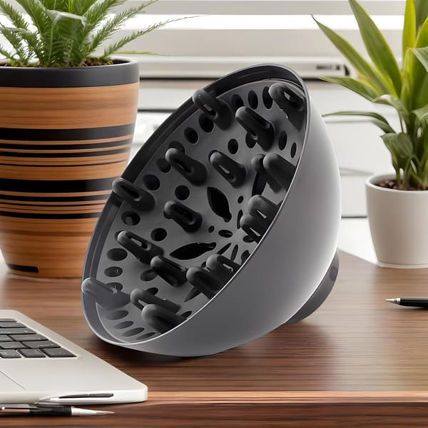 Universal diffuser för lockigt hår, universal diffuser-munstycke för hårtork - diffuser för lockigt hår, konvertibelt diffuser-munstycke, justerbart från 3,5 cm t