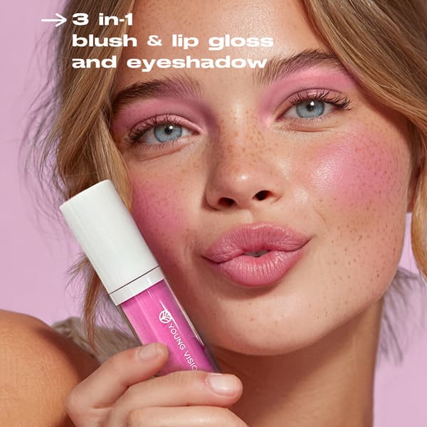 Mat Pink Flydende Blush til Alsidige Hudtoner - Multi-Anvendelig Formel