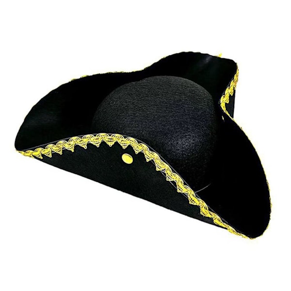TRIKORNHATT FESTLIG KARIbisk PIRAT VUXEN FÄRGKLÄDNING✨j style3 One size