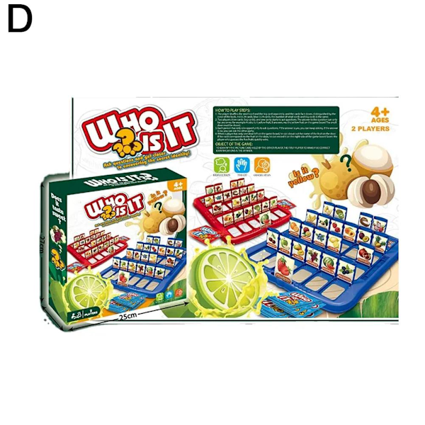 Brädspel Gissa Karaktären Vem Han Är Leksak Party Gissa Vem Jag Är Wh fruit oneszie