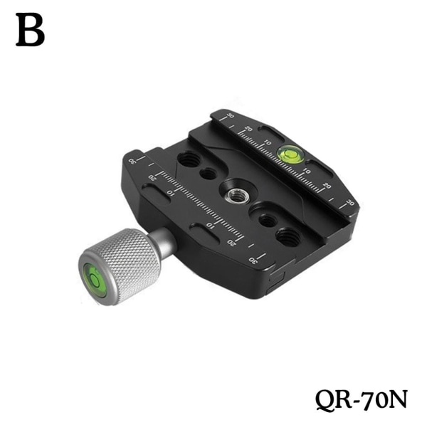 Clamp Quick Release Plate för Arca SWISS Manfrotto Gitzo Tripod blackB 70N