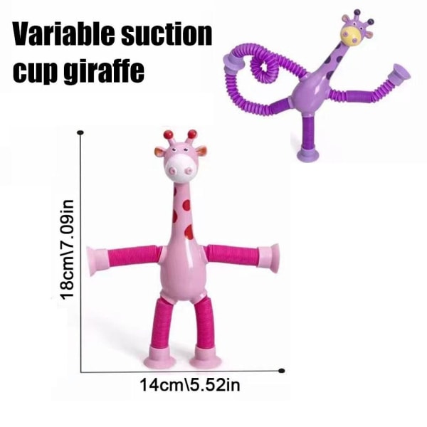Nya Giraffe Pop Tubes Leksaker Barn Sensorisk lärande leksak Stress Reli  blue onesize b9fa | blue onesize | Fyndiq