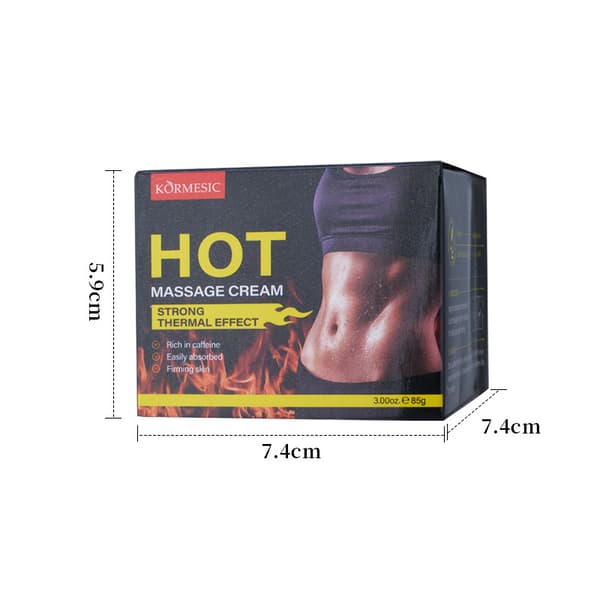 Koffeinberikad lugnande massagekräm
