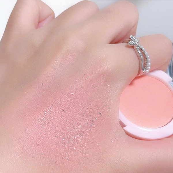 Ansiktsmatt Rouge Blush Vattentät Långvarig Ljusare Kontur Kind Blushe GX 1# 1.8g