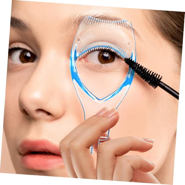 Professionel øjenvippehjælp Genanvendeligt øjenvippeassistentværktøj Makeupstencil til kvinder
