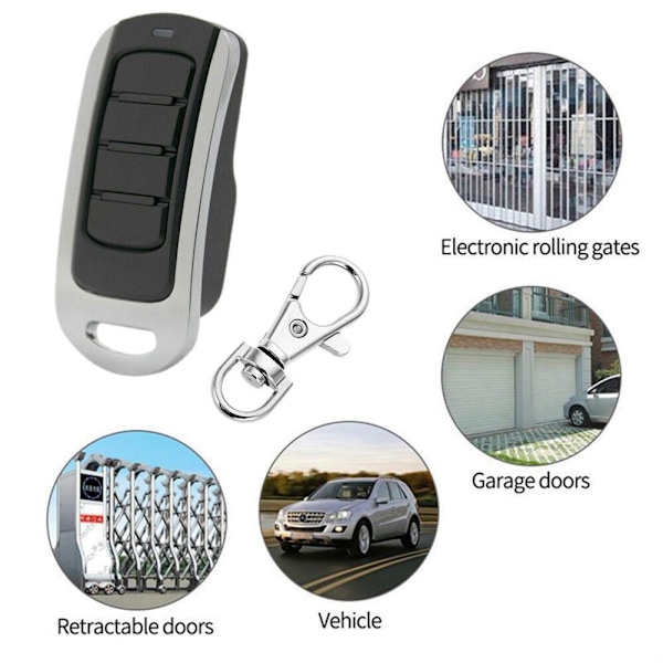 Garageportsfjärrkontroll för 433MHz 868mhz Kloning Fob HOT Key