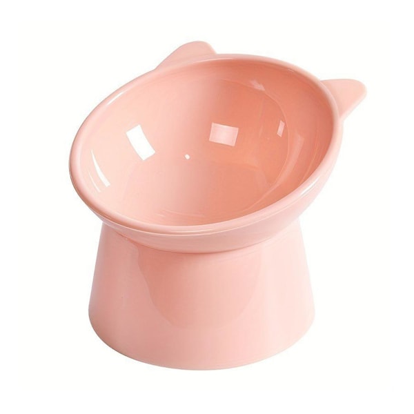 Kattmatskål Anti-kräk Upphöjda Kattmatskålar Ergonomisk Vinklad Kattskål Blue 1pcs