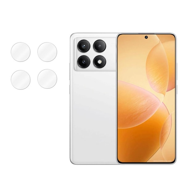 Skydd för kamerans lins, klart, för Xiaomi Poco X6/X6 Pro integrated For Xiaomi Poco X6 Pro