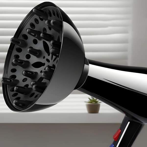 Universal diffuser för lockigt hår, universal diffuser-munstycke för hårtork - diffuser för lockigt hår, konvertibelt diffuser-munstycke, justerbart från 3,5 cm t