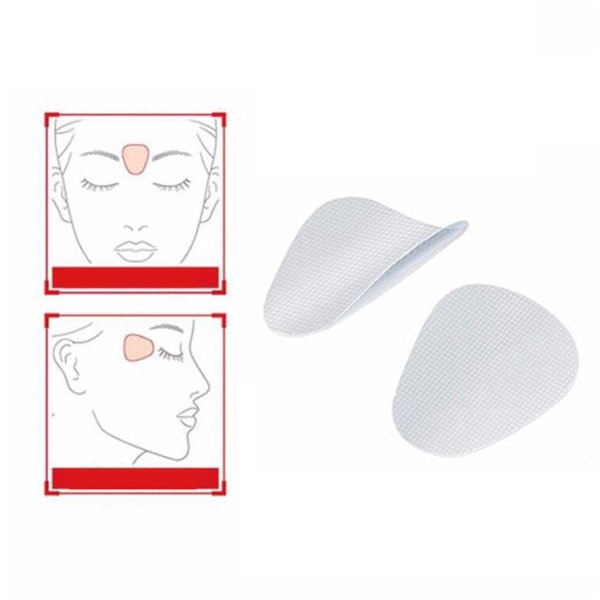 Silikon Ansikts Anti-rynk Plåster Återanvändbara Nattplåster ClearC 24pcs
