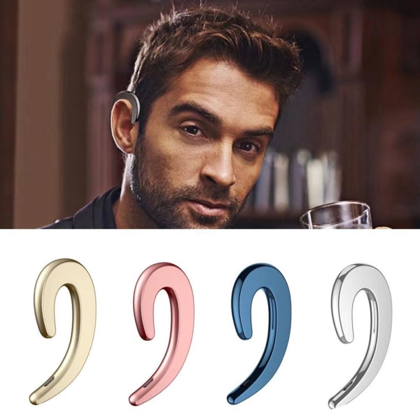 Trådlösa Bluetooth Hörlurar Headset Stereo Hörlurar C8X3 black one-size