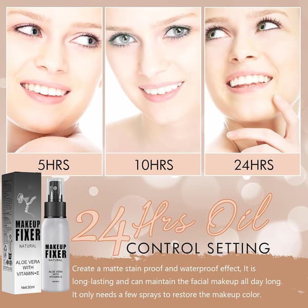 Makeup Setting Spray, Langvarig Fugtgivende Mat Finish, Infallible Face Fixing Spray